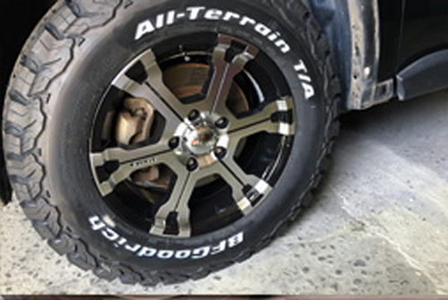 タイヤのメンテナンス